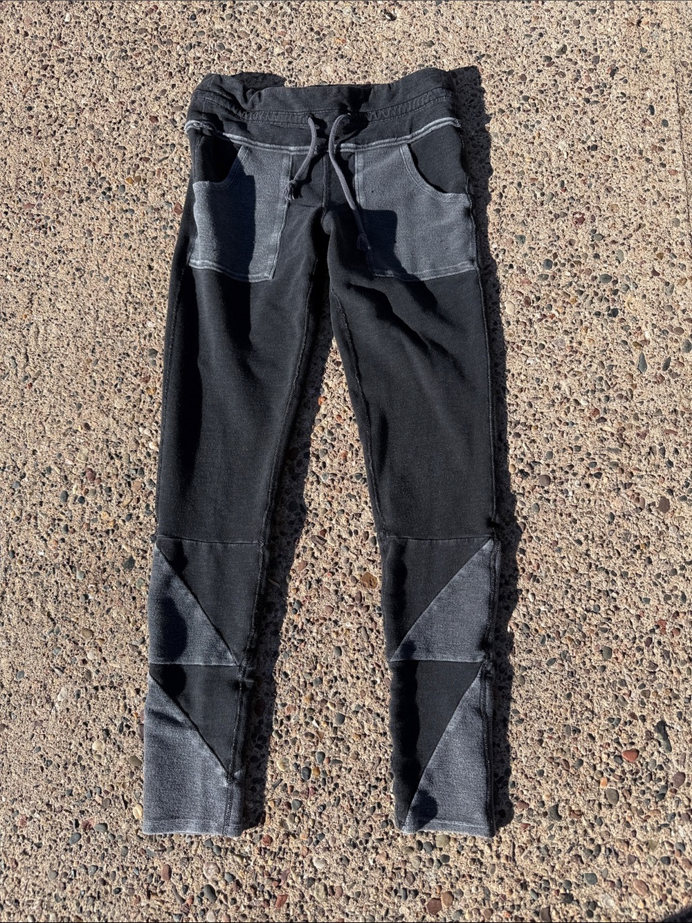 Free People black washed Kyoto legging